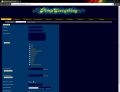 The CMS - I deliberately chose a dark color scheme to indicate you're at the backend
